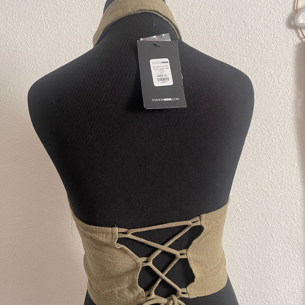 Olive crop top - Picture 6 of 10